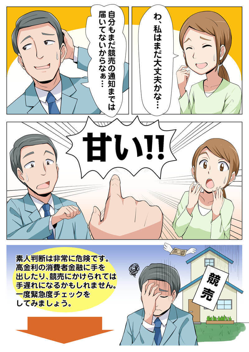 あなたの緊急度をチェックの漫画