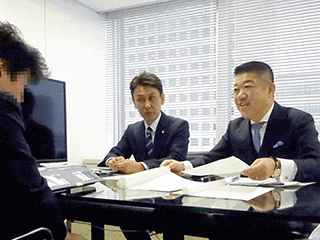 任意売却面談の様子