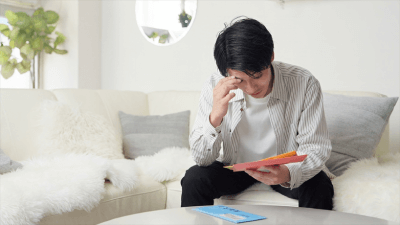 督促状と催告書が届いたイメージ