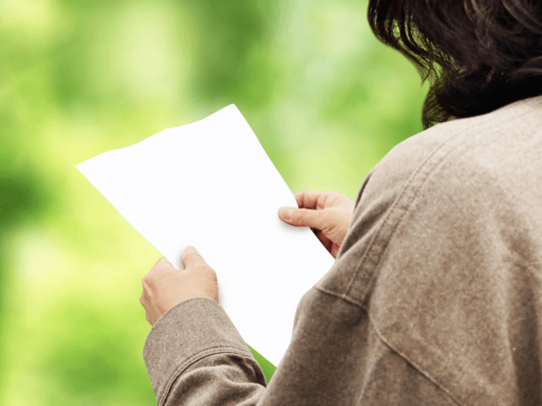 離婚した元配偶者に届く銀行からの督促状