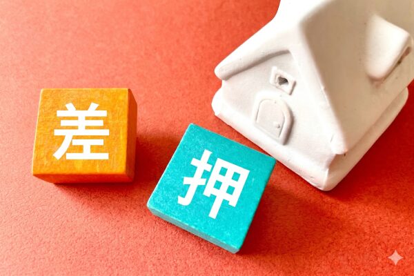 家と差し押さえのイメージ